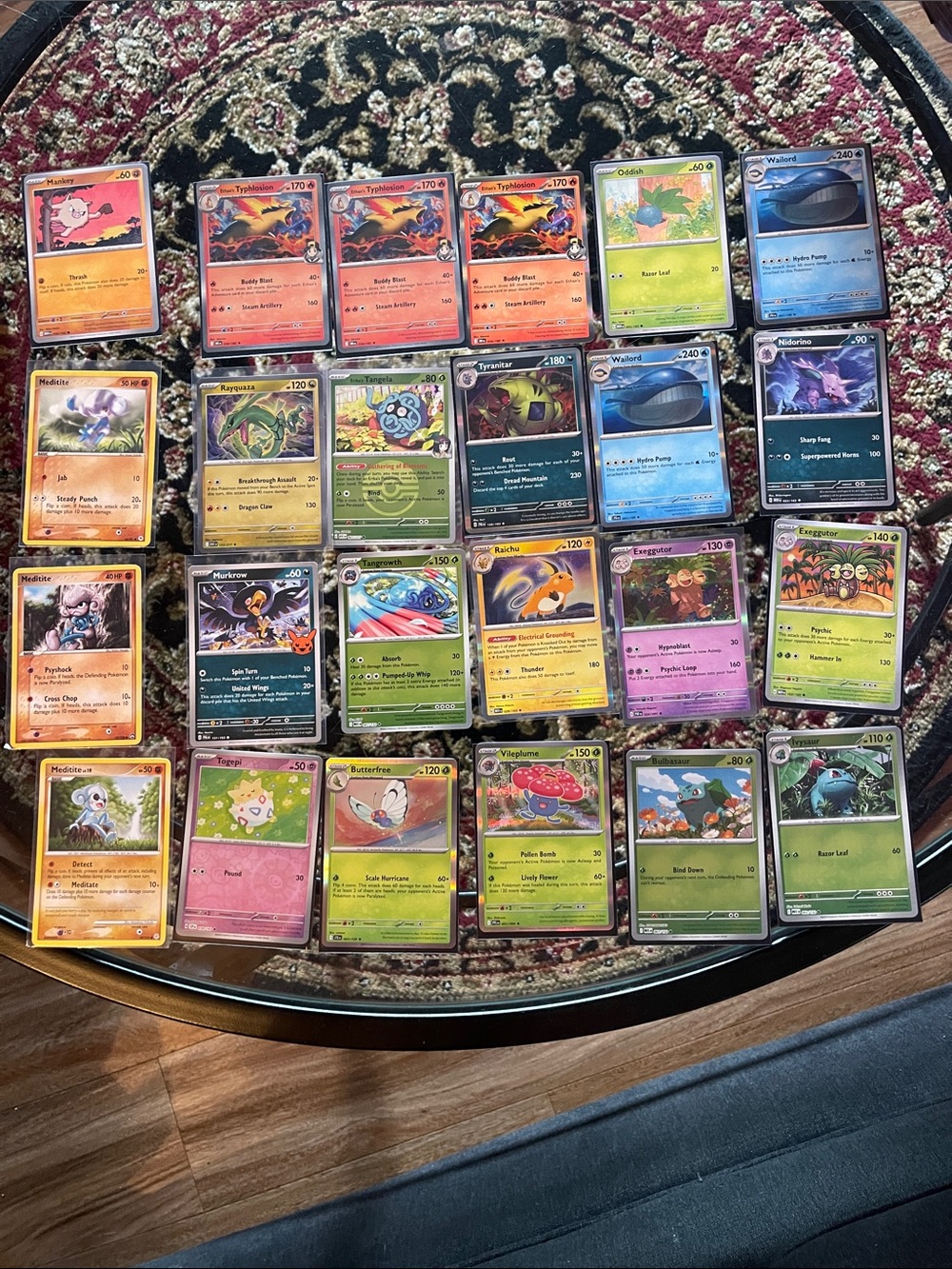 Assorted Pokémon Trading Cards - Mixed Set (Multiple Colors)